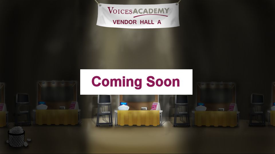 Vendor Hall Coming Soon